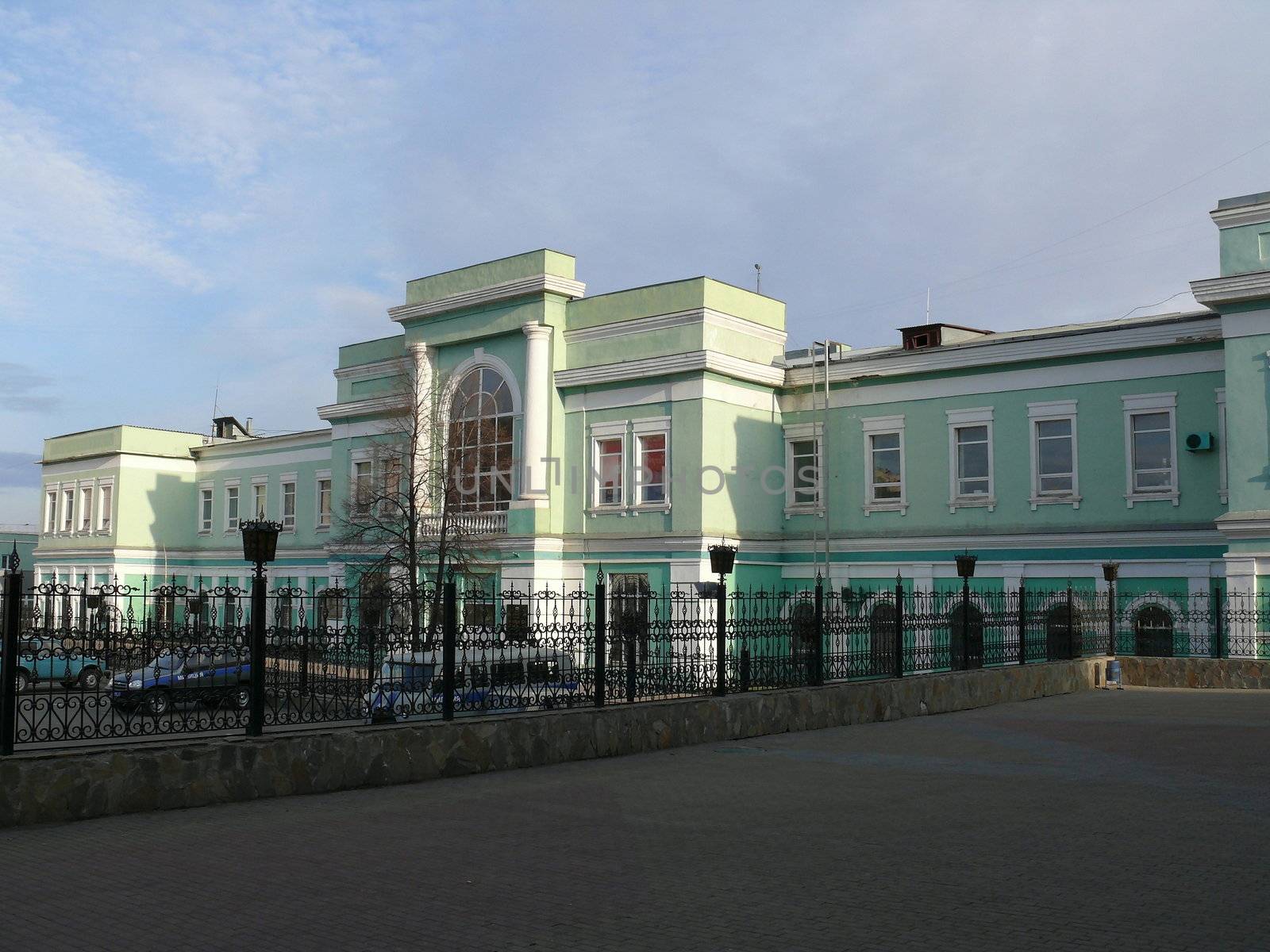 Old railway station in Chelyabinsk by Stoyanov