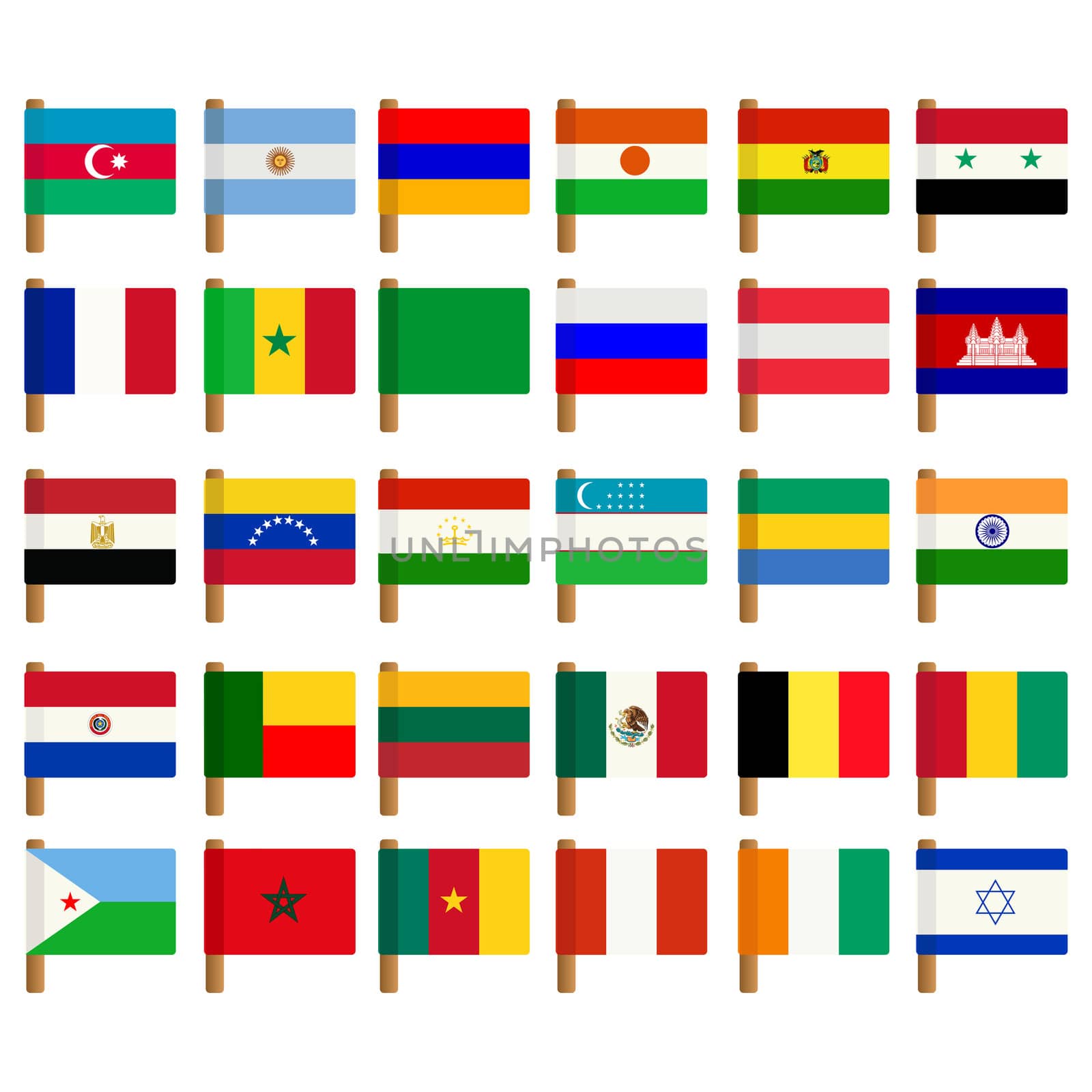 World flag icons set 2 by Lirch