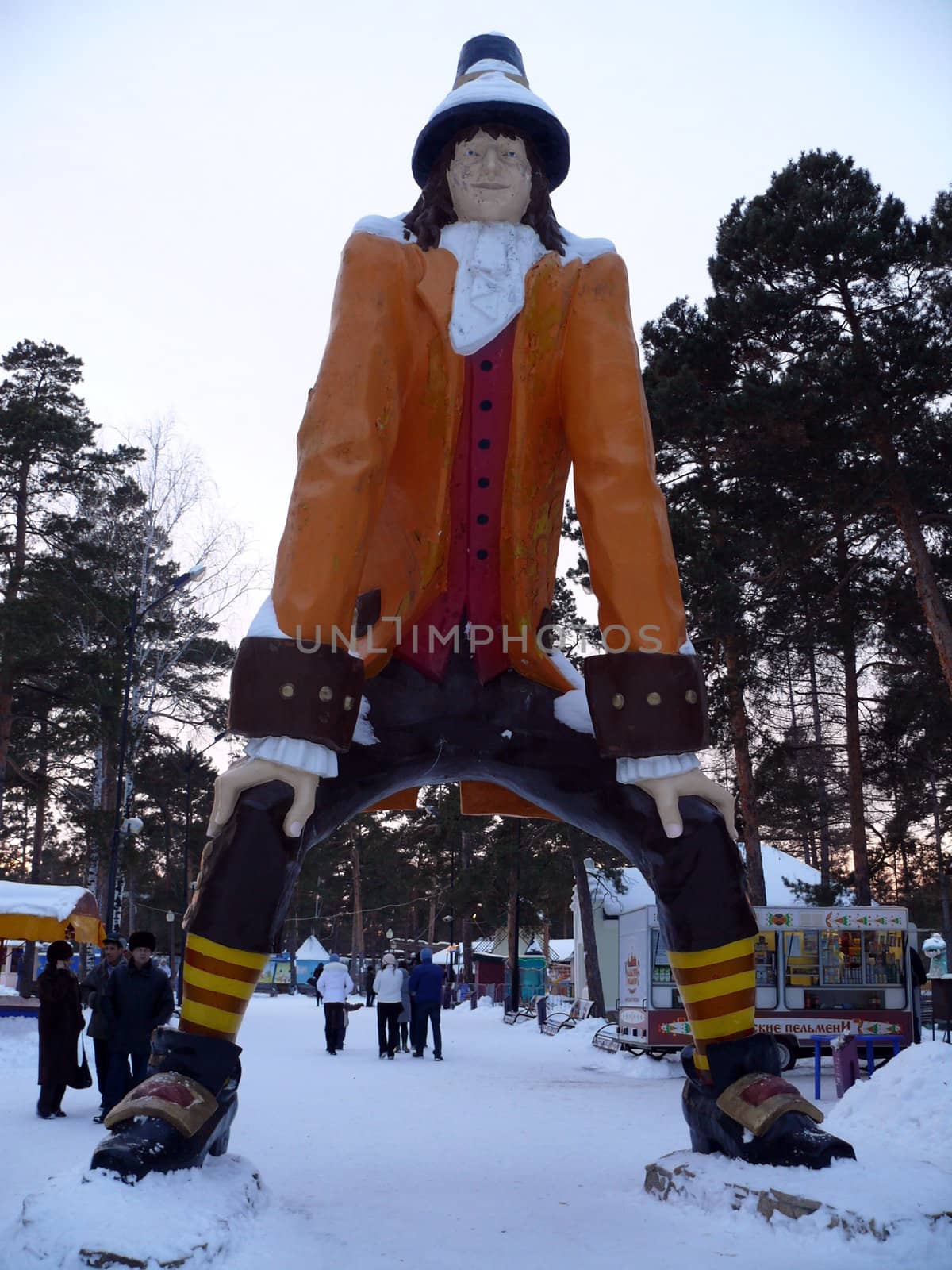 monument of Gulliver in the park by Stoyanov