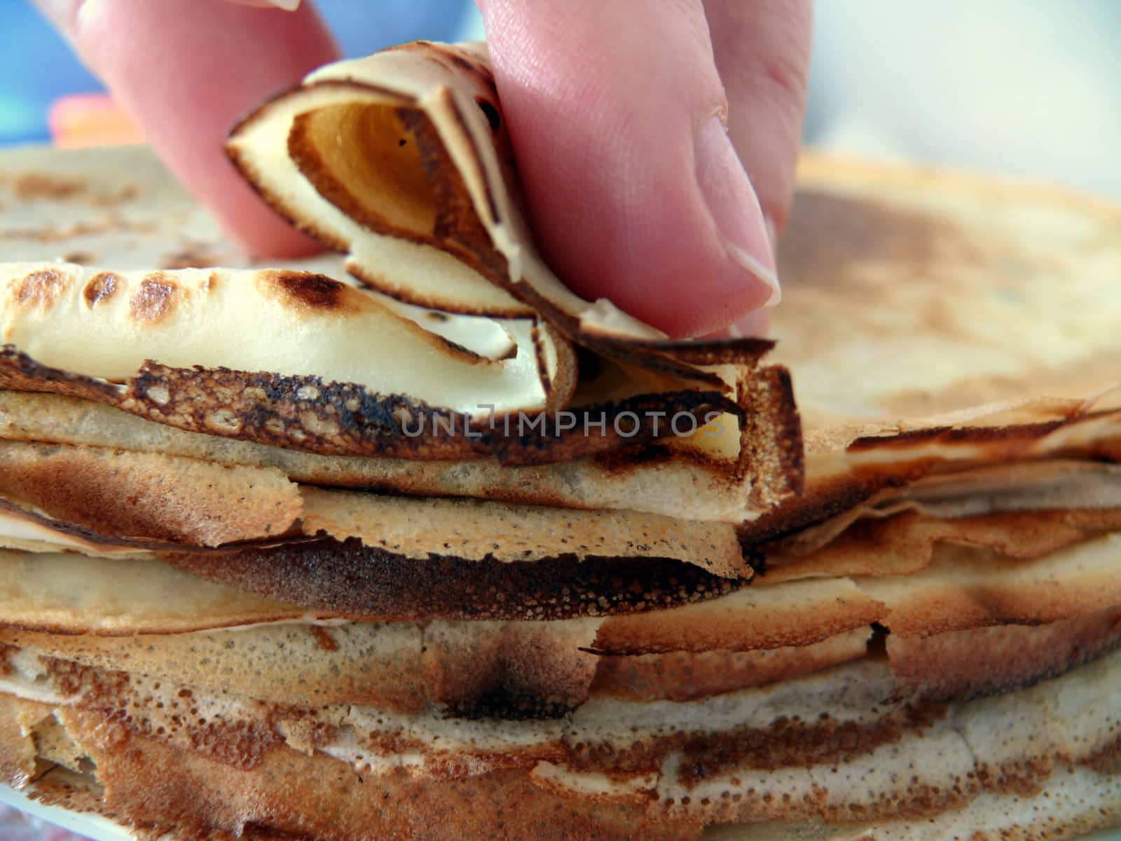 traditional russian meal - pancakes by Stoyanov