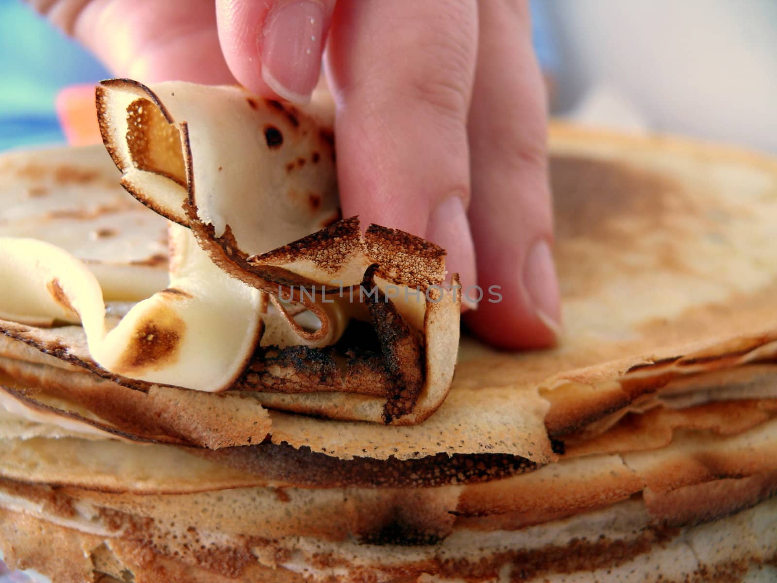 traditional russian meal - pancakes by Stoyanov