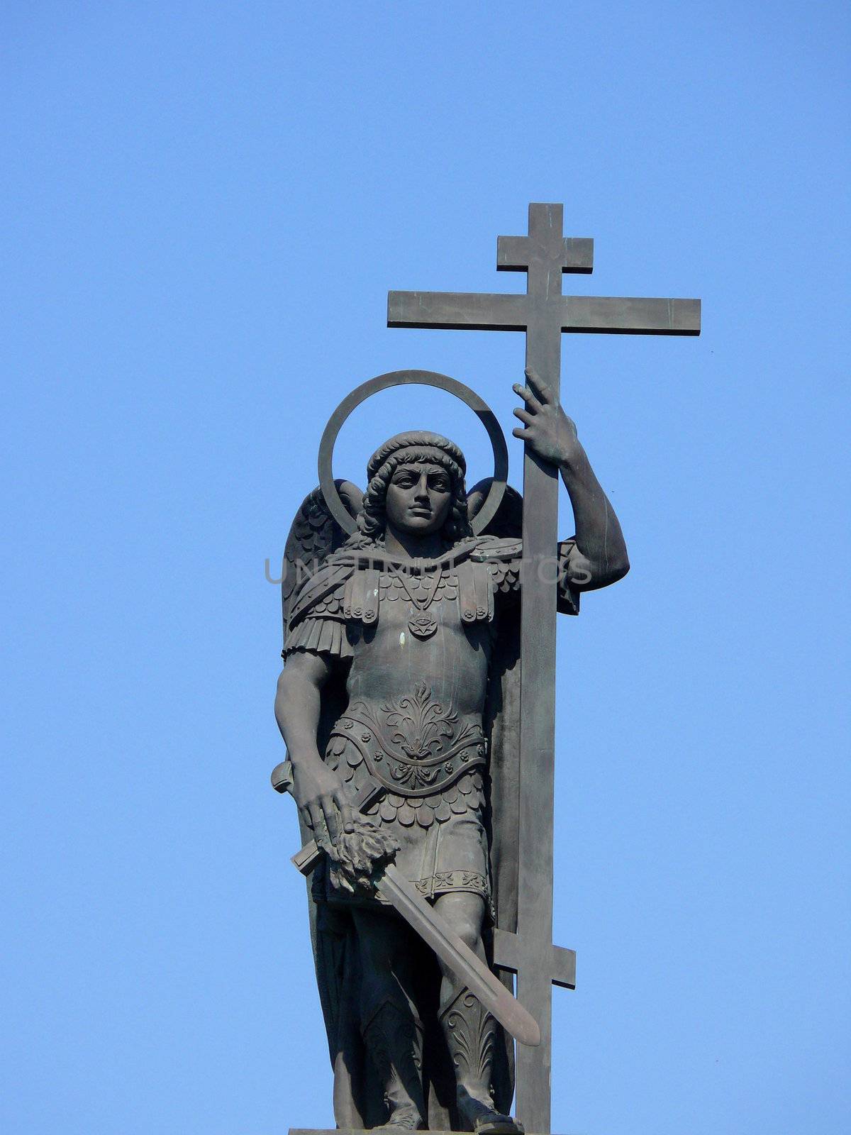 Monument of Michael Archangel in the center of Sochi