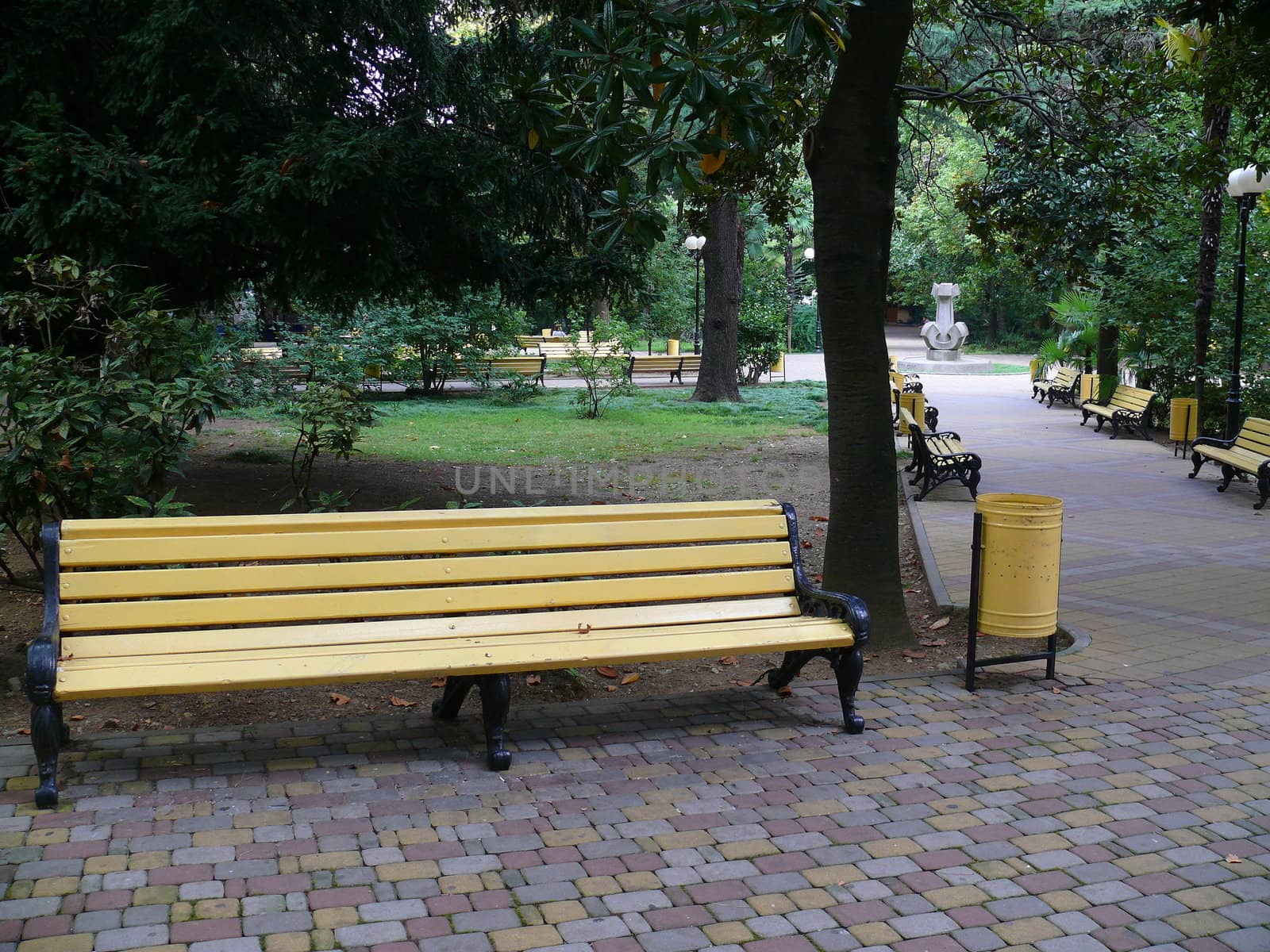 Park in the center of Sochi by Stoyanov