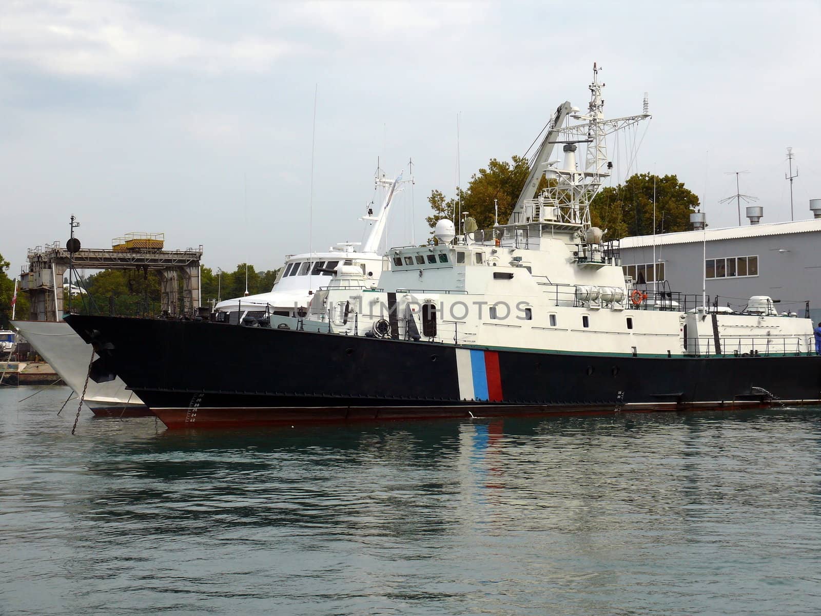 Boat in the Sochi port