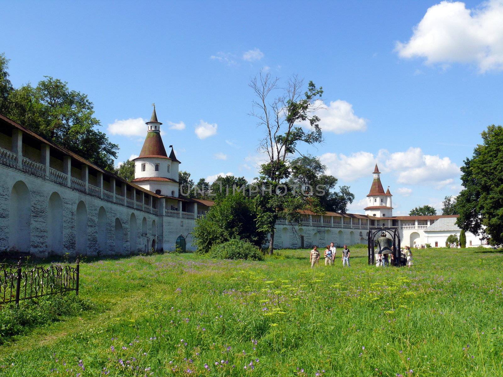 tower in New Jerusalem monastery - Russia by Stoyanov