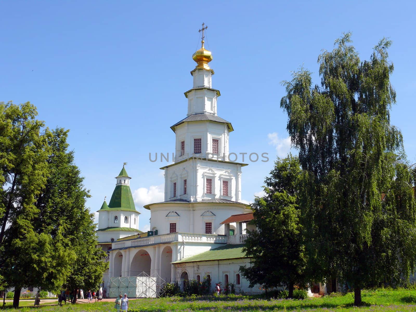 tower in New Jerusalem monastery - Russia by Stoyanov