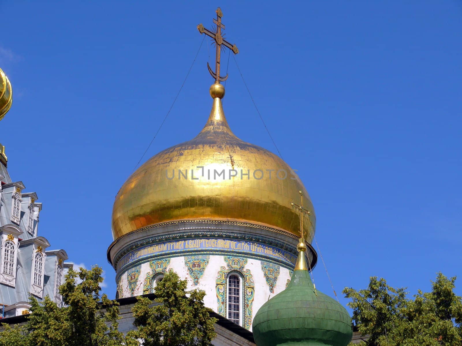 Cupola in New Jerusalem monastery - Russia by Stoyanov