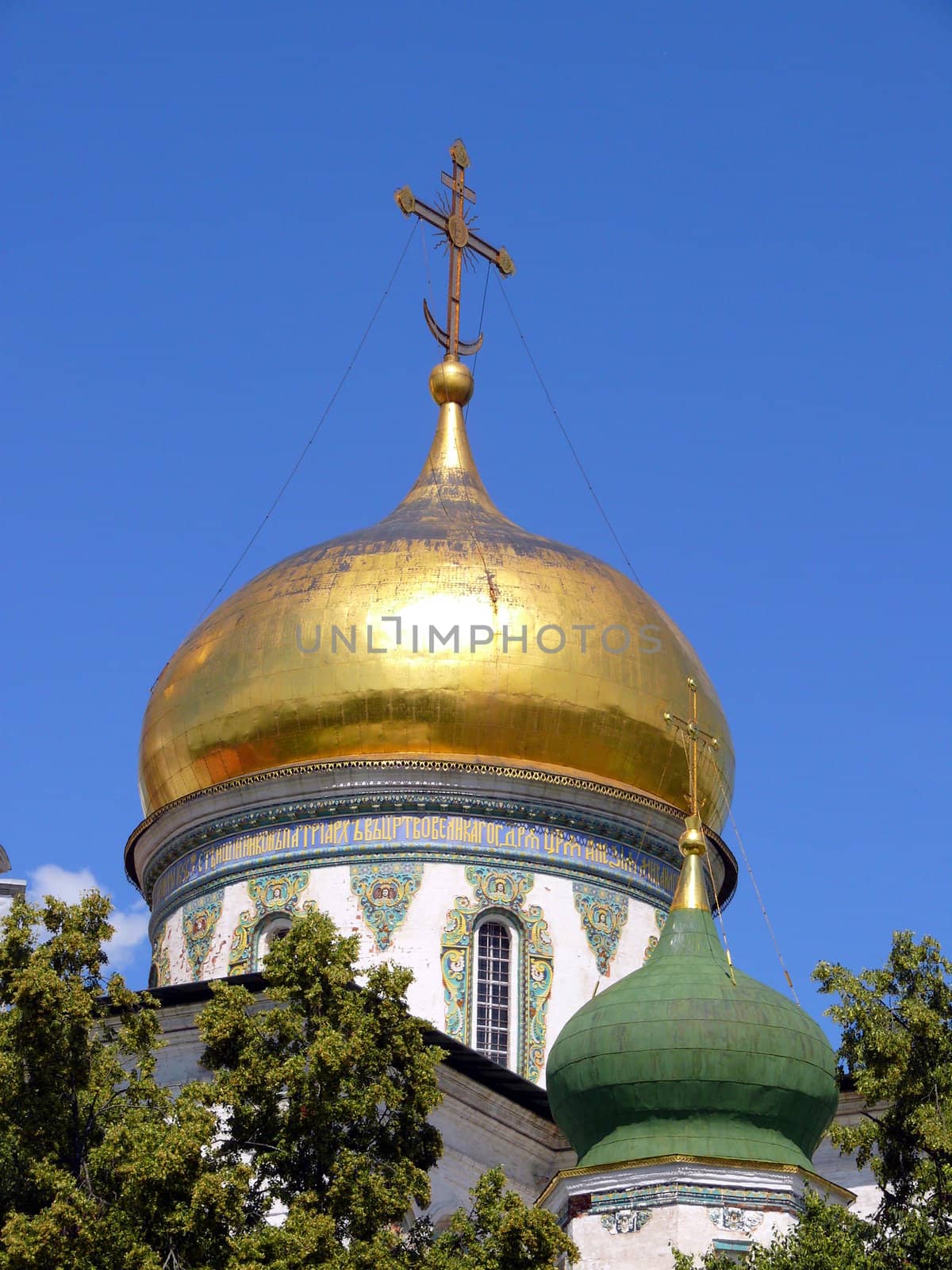 Cupola in New Jerusalem monastery - Russia by Stoyanov