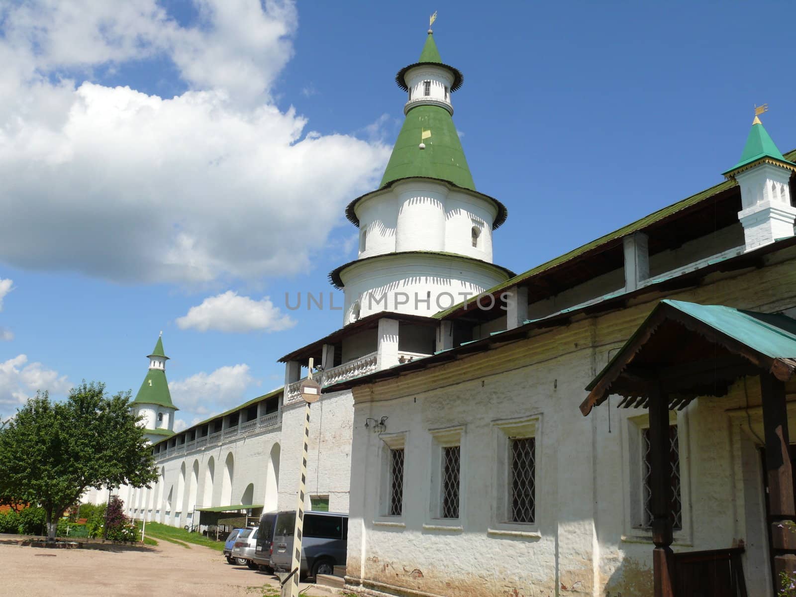 Tower in New Jerusalem monastery - Russia by Stoyanov