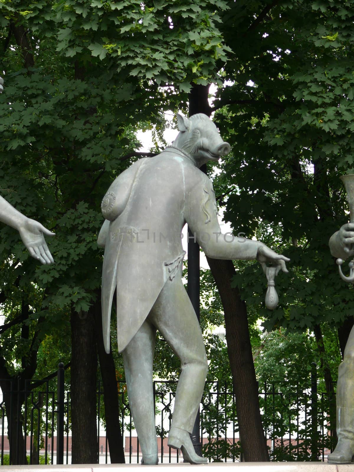 The children - victims of adult vices. Monument, Moscow by Stoyanov