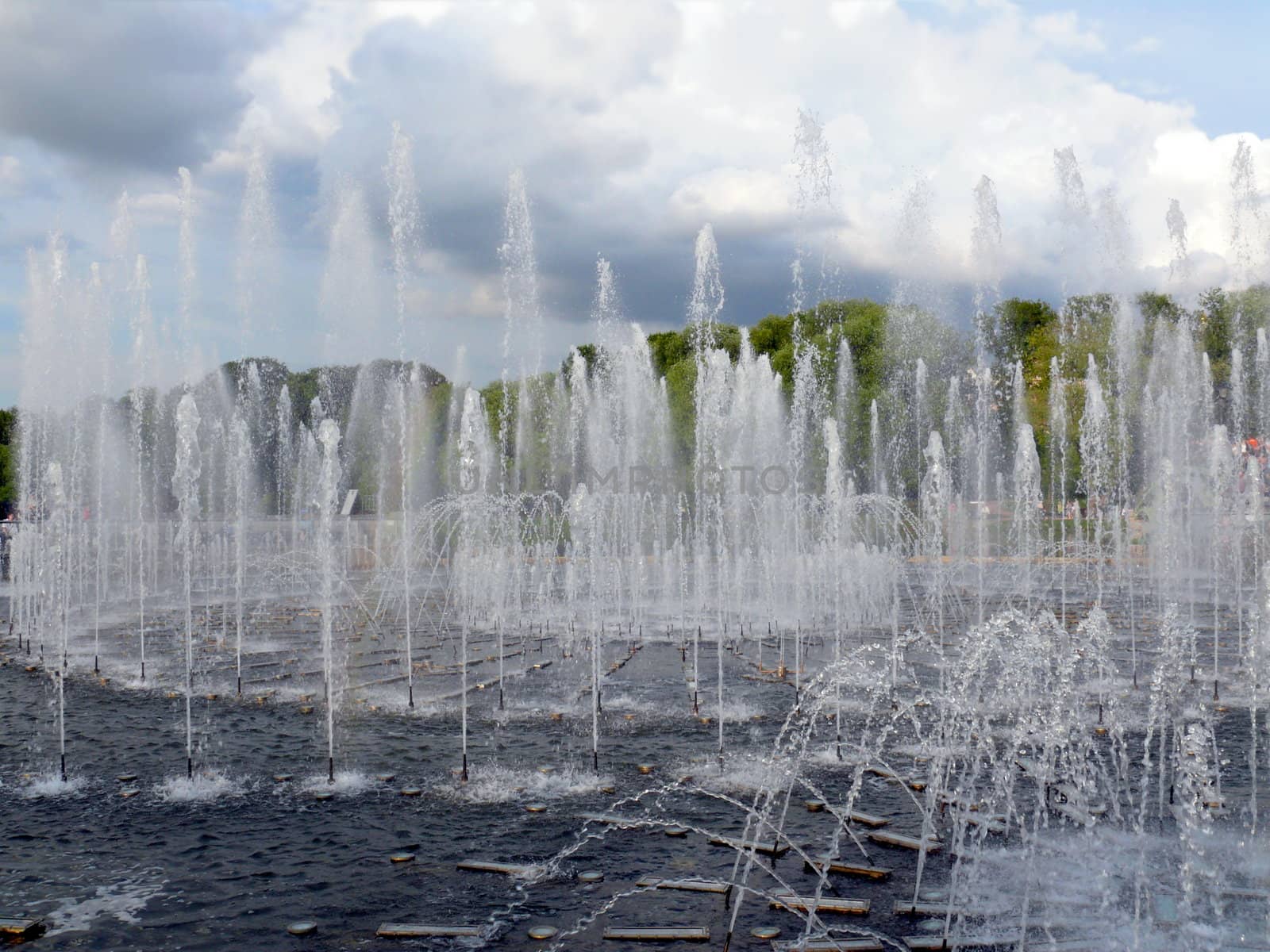 Fountain in Tsaritsino, Moscow by Stoyanov