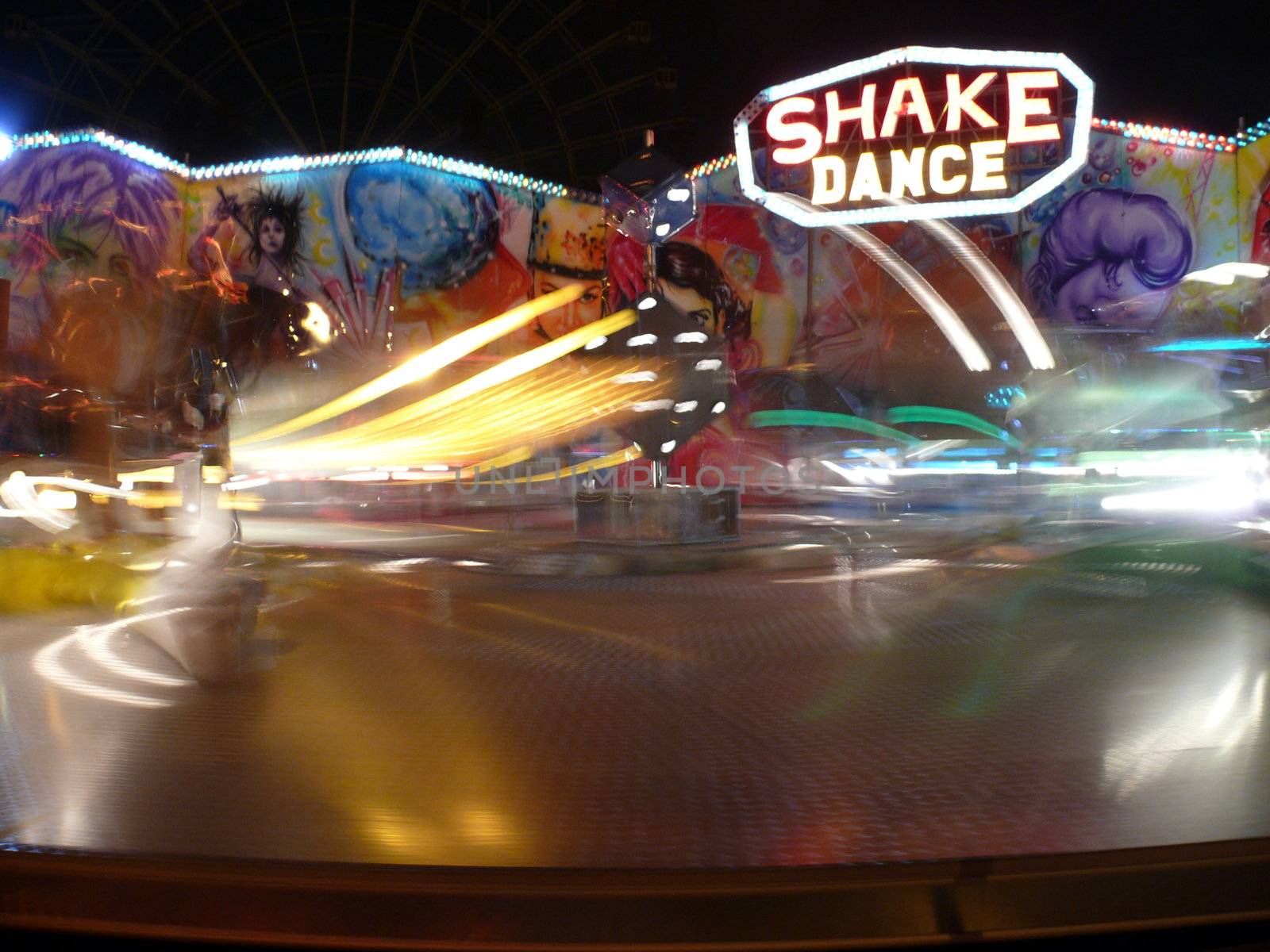 Carousel in the night by Stoyanov