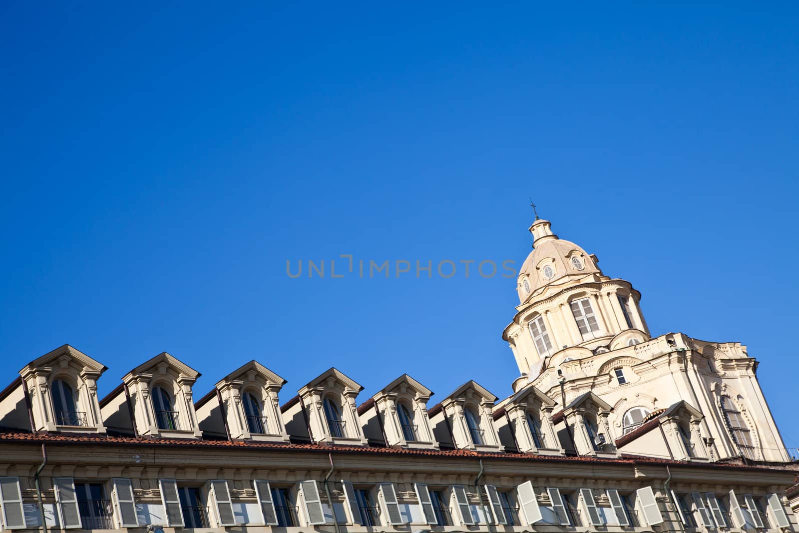 Example of elegant architecture in Torino - Turin - Italy