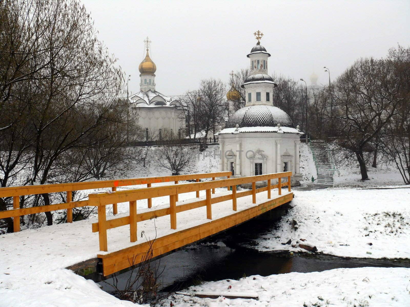 Chapel "Piatnitski kolodec" in Sergiev Posad. Russia by Stoyanov