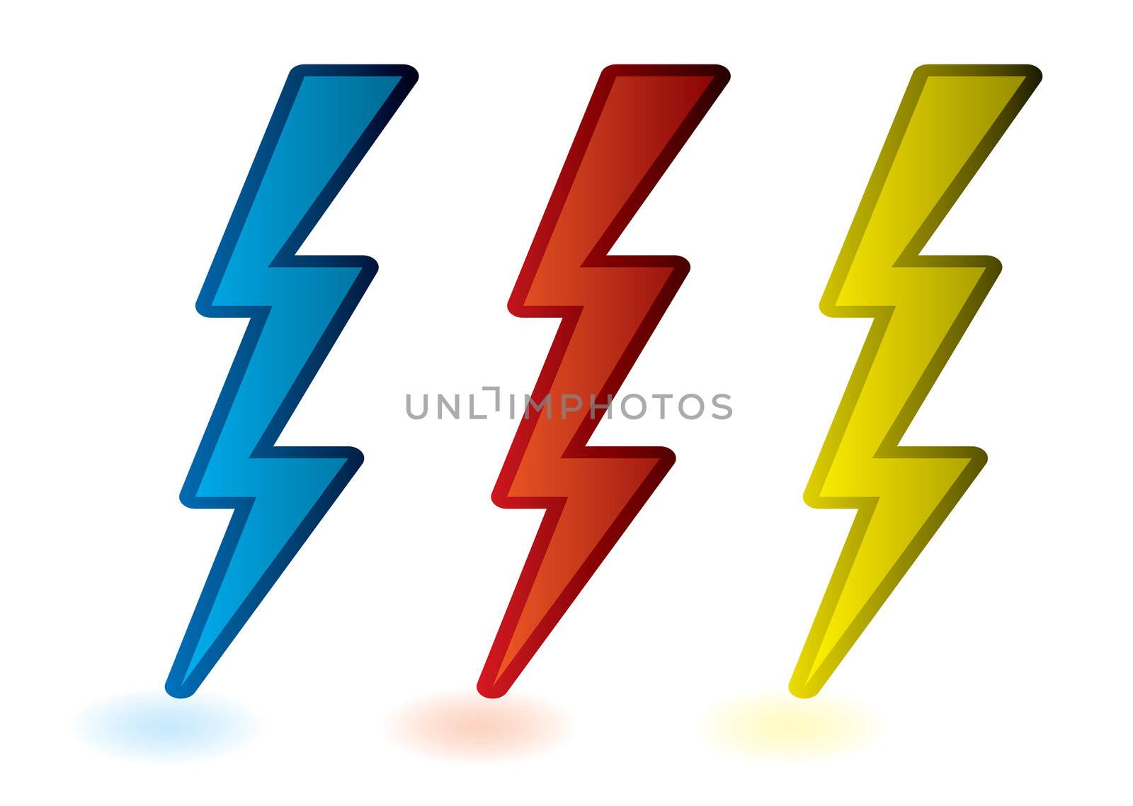 Lightning bolts by nicemonkey