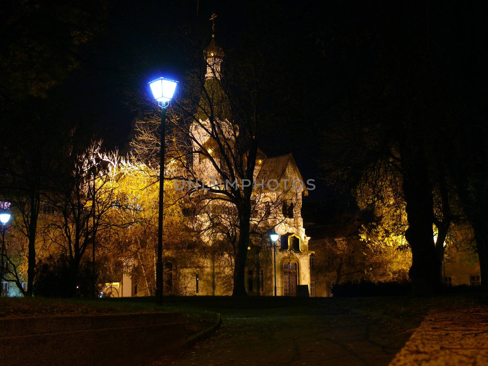 Russian Church in Sofia, Bulgaria by Stoyanov