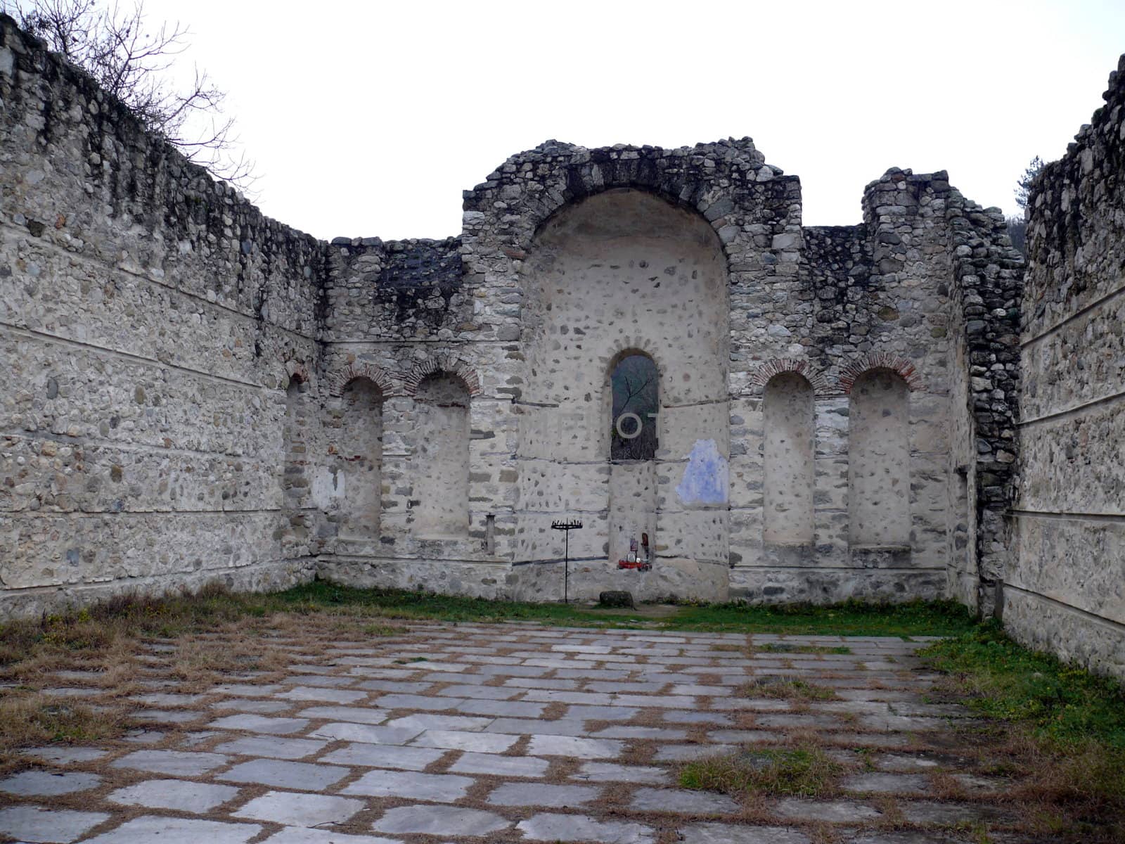 Old Christian ruins in Melnik, Bulgaria by Stoyanov