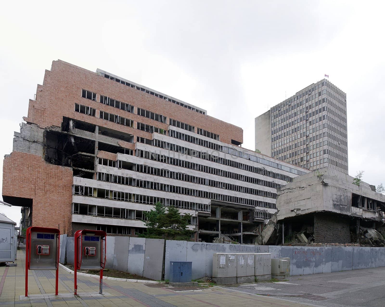 Disturbed building in Belgrad, Serbia by Stoyanov