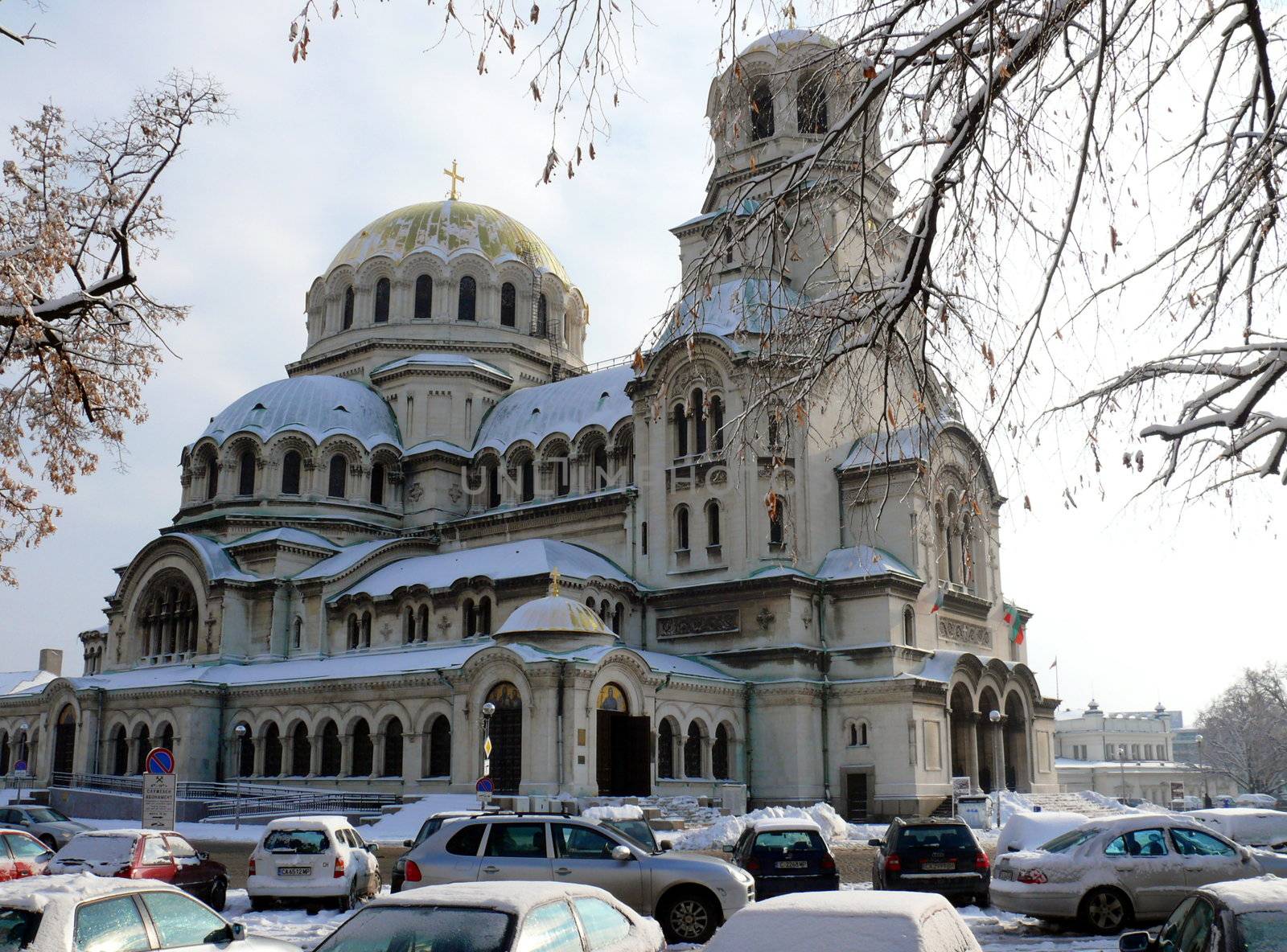Cathedral of Alexander Nevski. Sofia, Bulgaria by Stoyanov