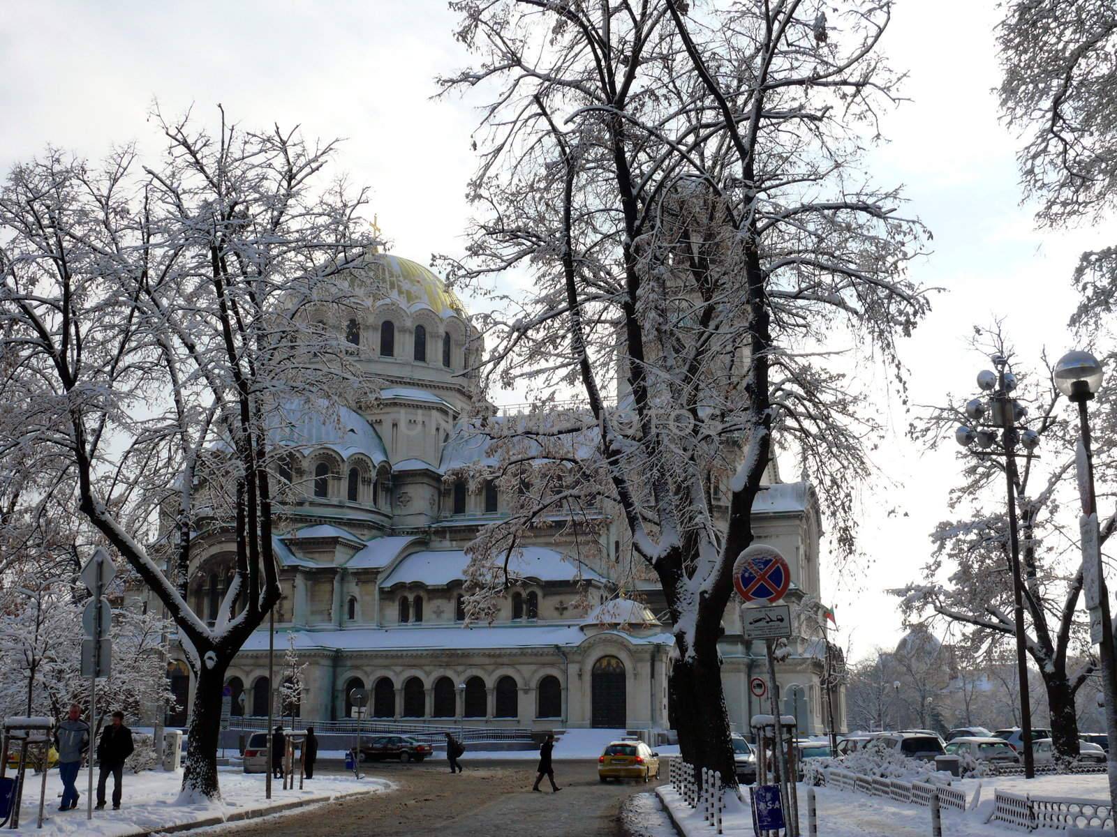 Cathedral of Alexander Nevski. Sofia, Bulgaria