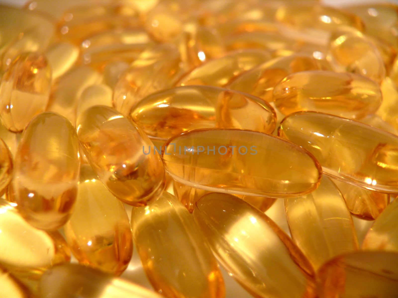 Pills with Fish Oil  background by Stoyanov