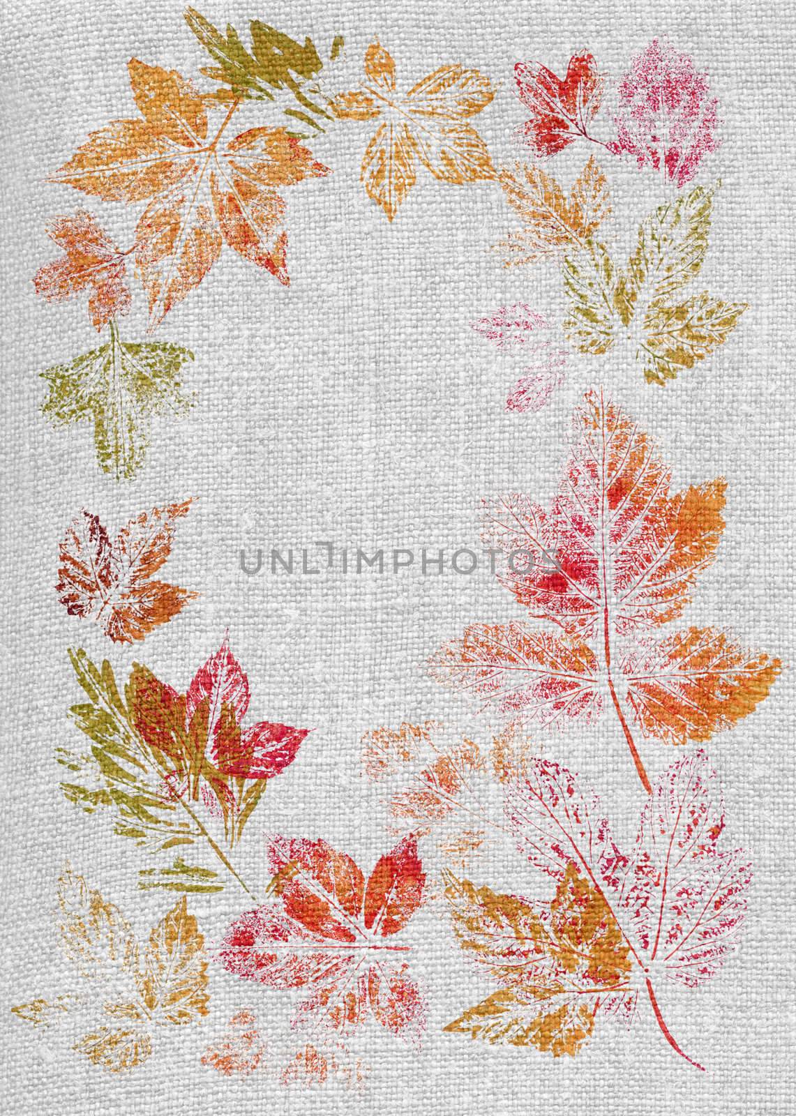 Leaves on a canvas by alexcoolok