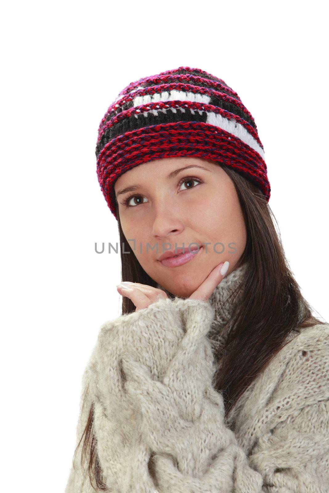 Winter portrait of a woman by RazvanPhotography