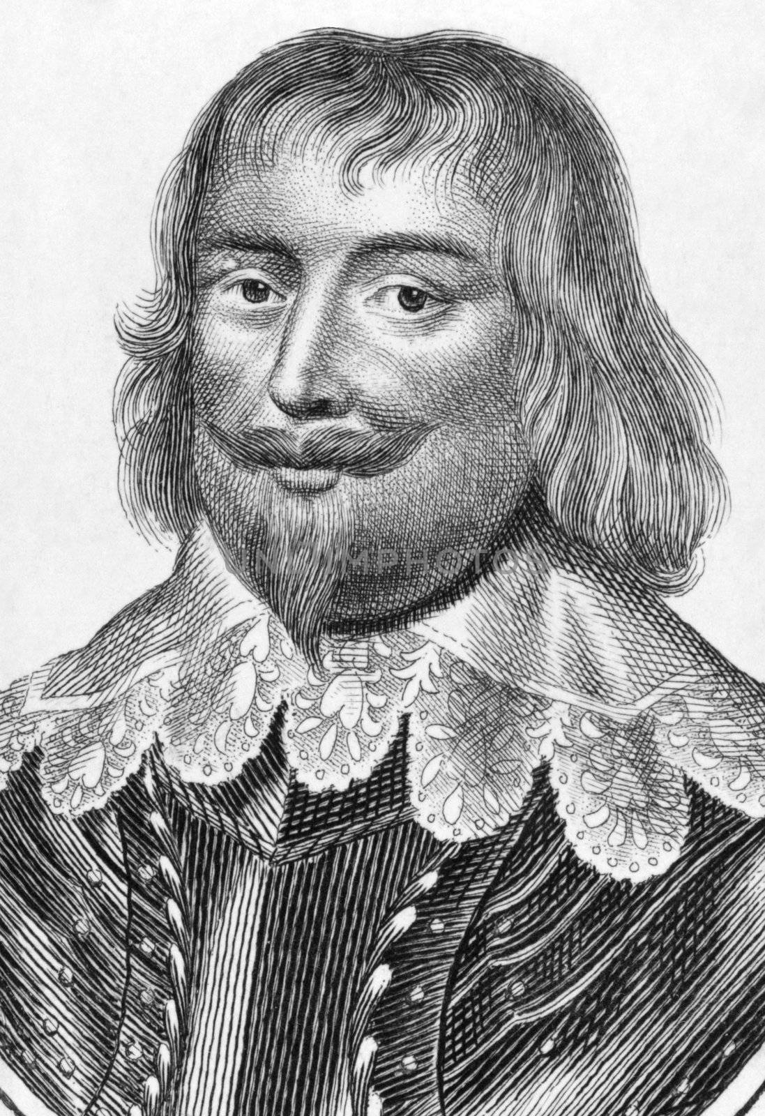 Robert Devereux, 3rd Earl of Essex (1591-1646) on engraving from the 1800s. English Parliamentarian and soldier. Engraved after a painting by Van Dyck.