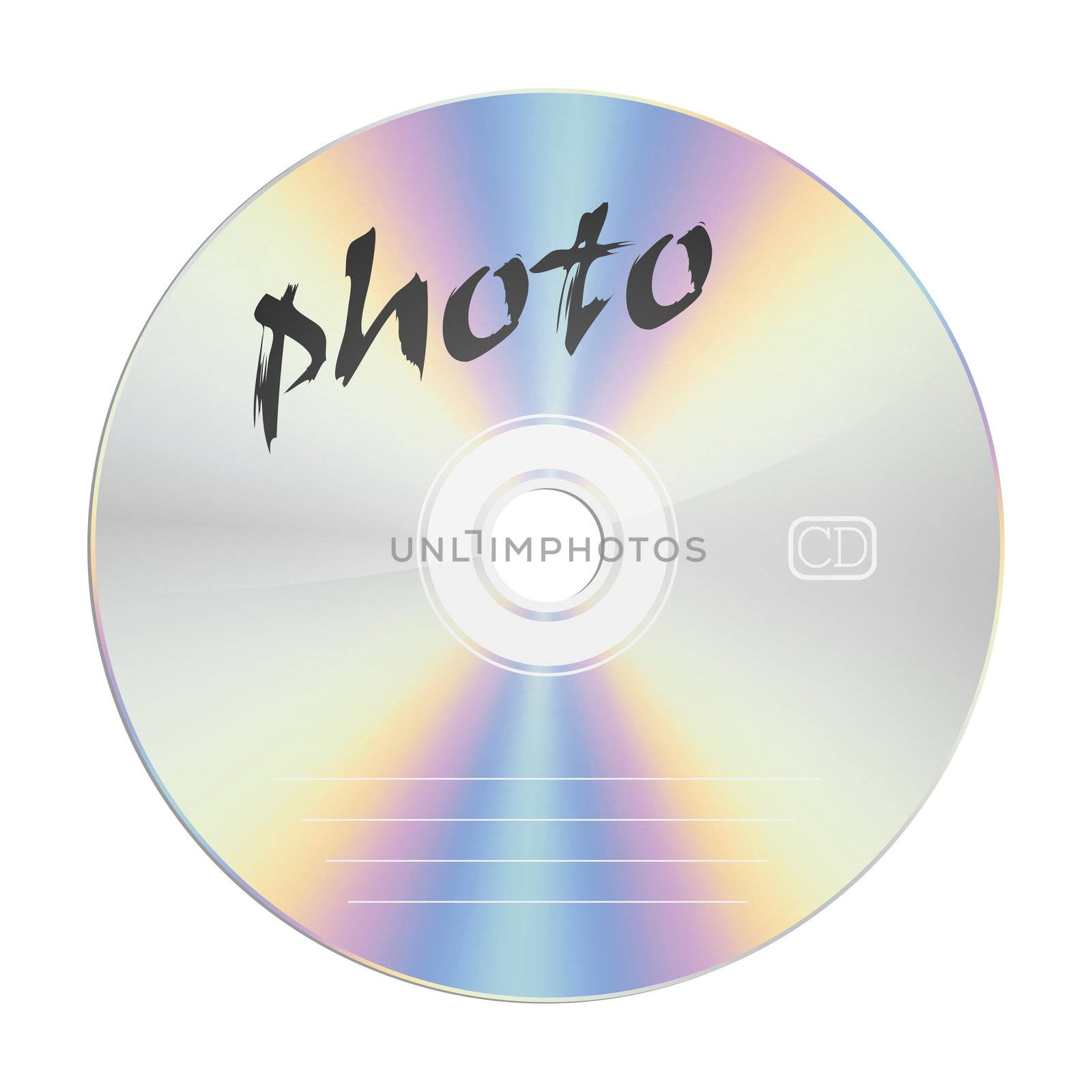 An image of a security compact disc photo
