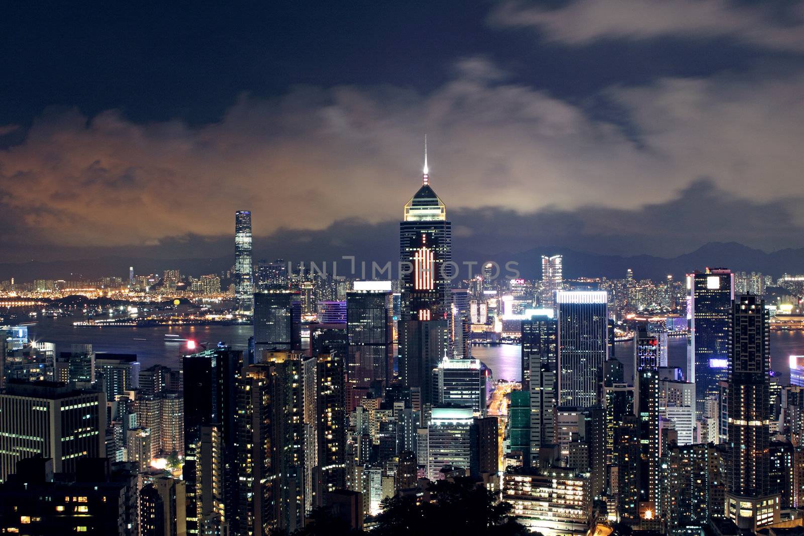 Hong Kong at night 