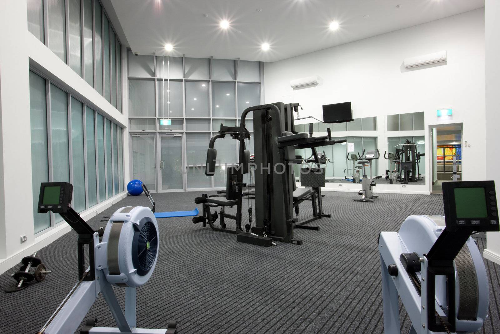 Healthy living with a private gym