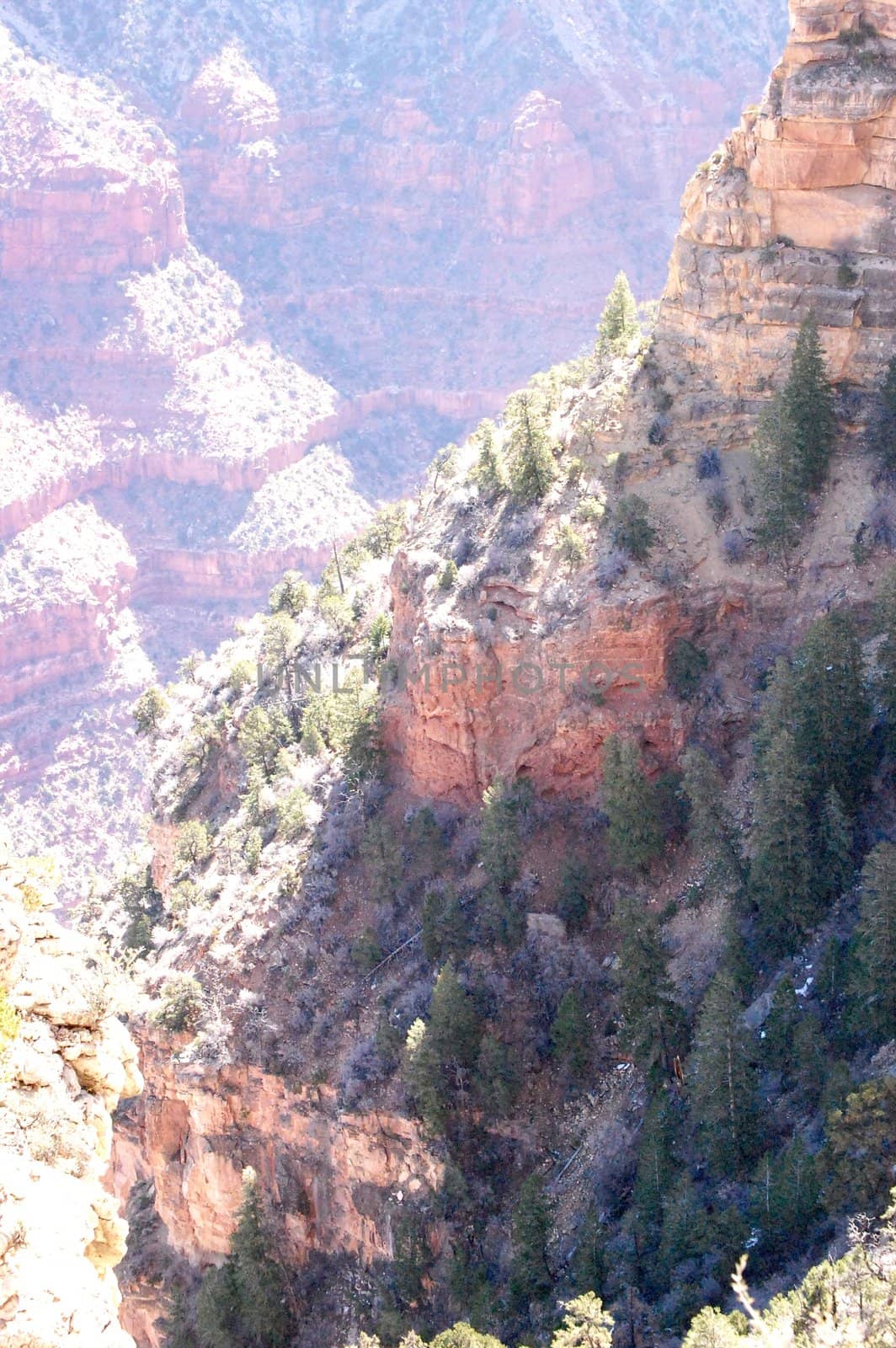 Grand Canyon mountainside by RefocusPhoto