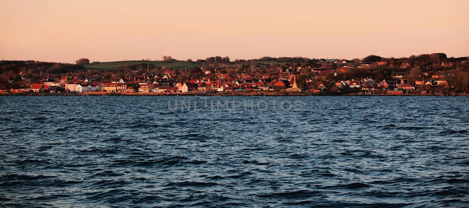 Bornholm coastline in the early morning.