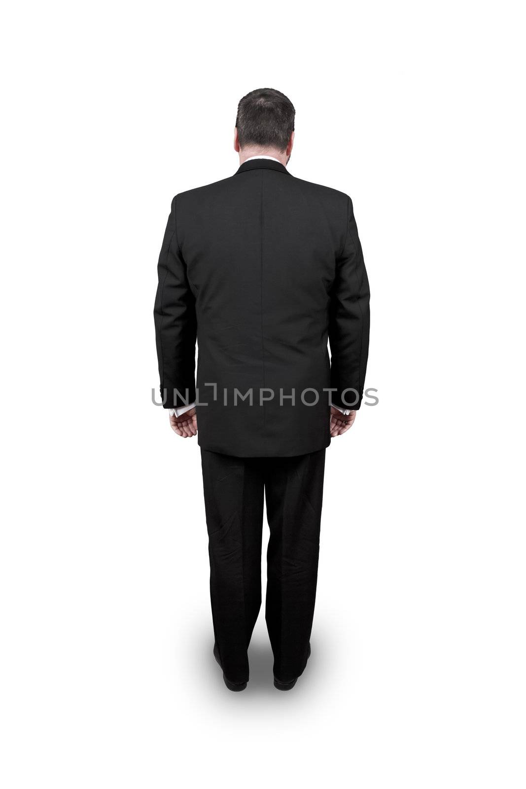 An image of a man in a black suit