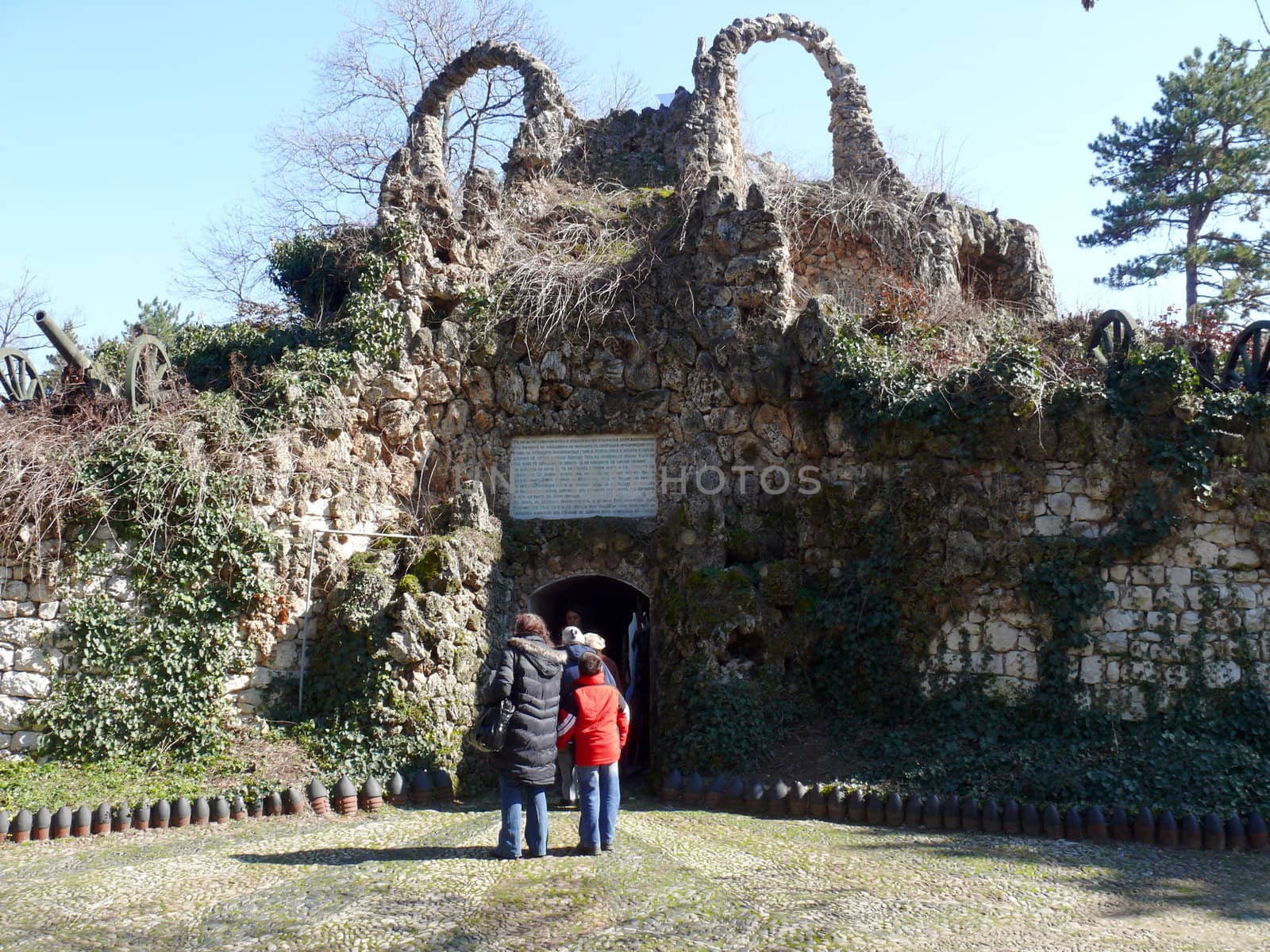 The ossuary in Skobelev Park, Pleven, Bulgaria by Stoyanov