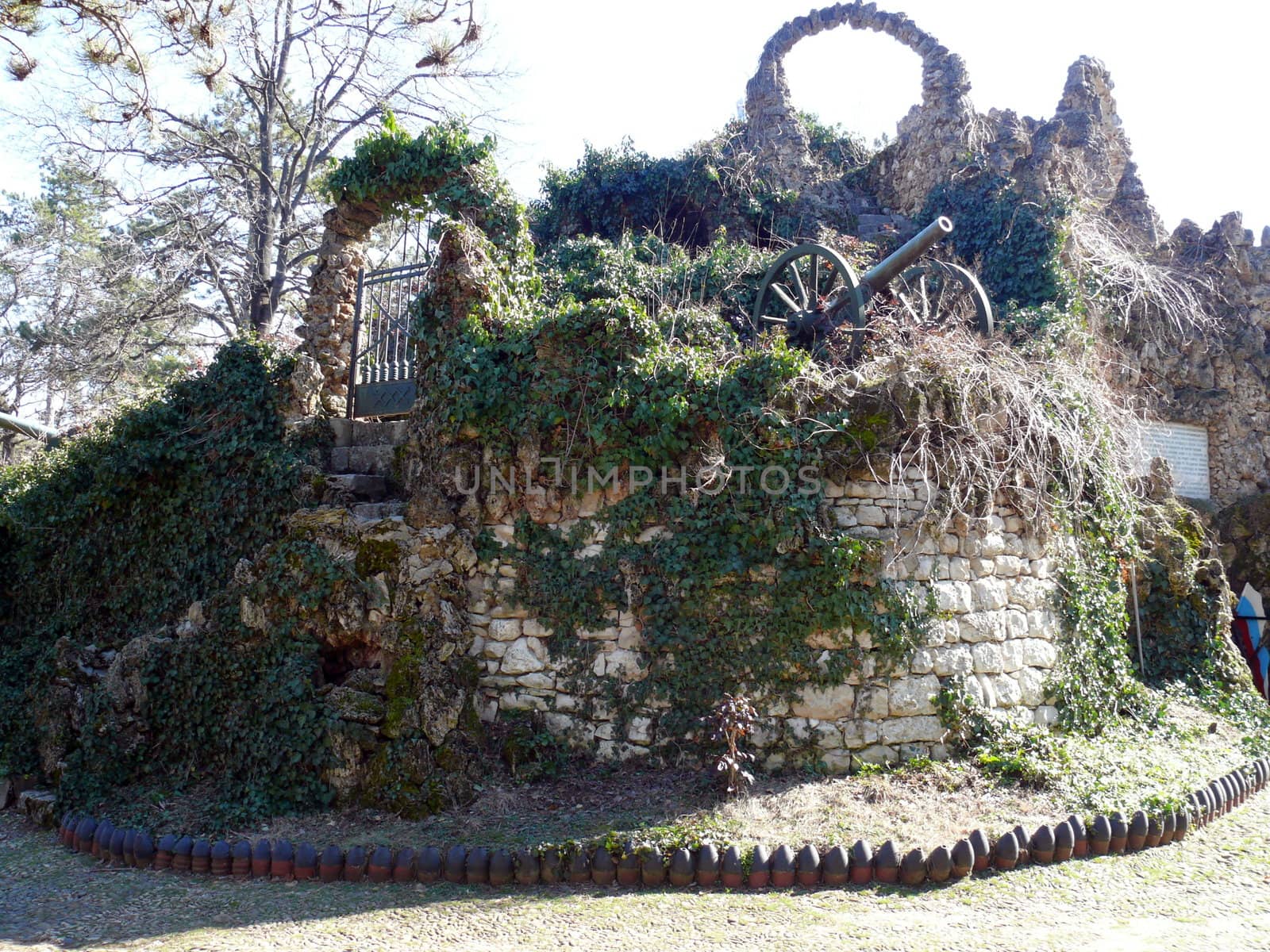 The ossuary in Skobelev Park, Pleven, Bulgaria by Stoyanov