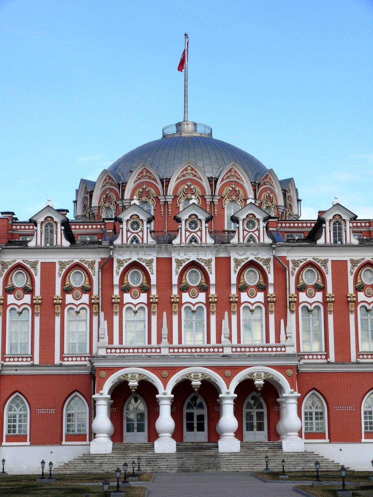 Petrovski travel palace in Moscow, Russia