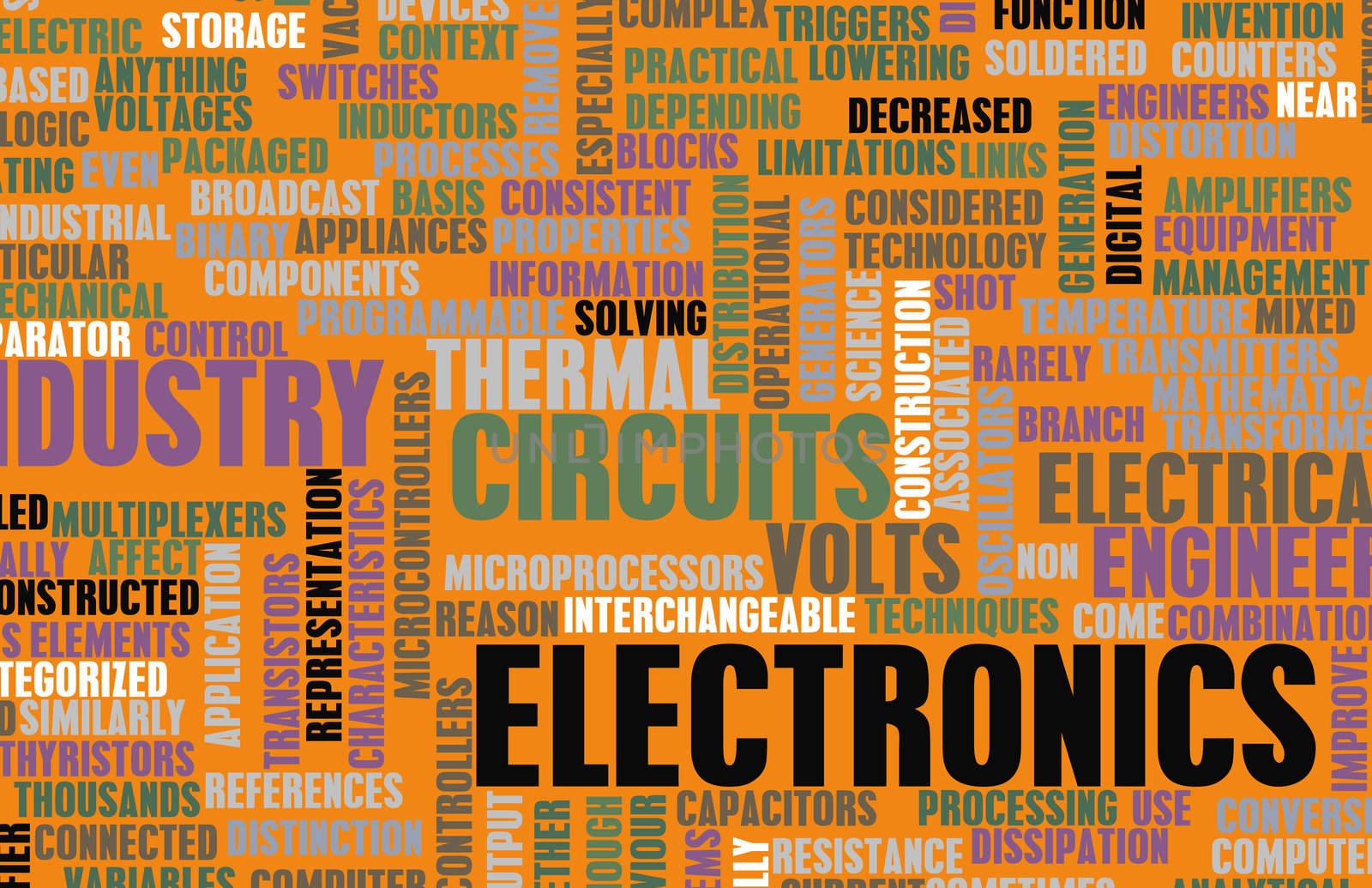 Electronics Industry and Other Business Terms Art
