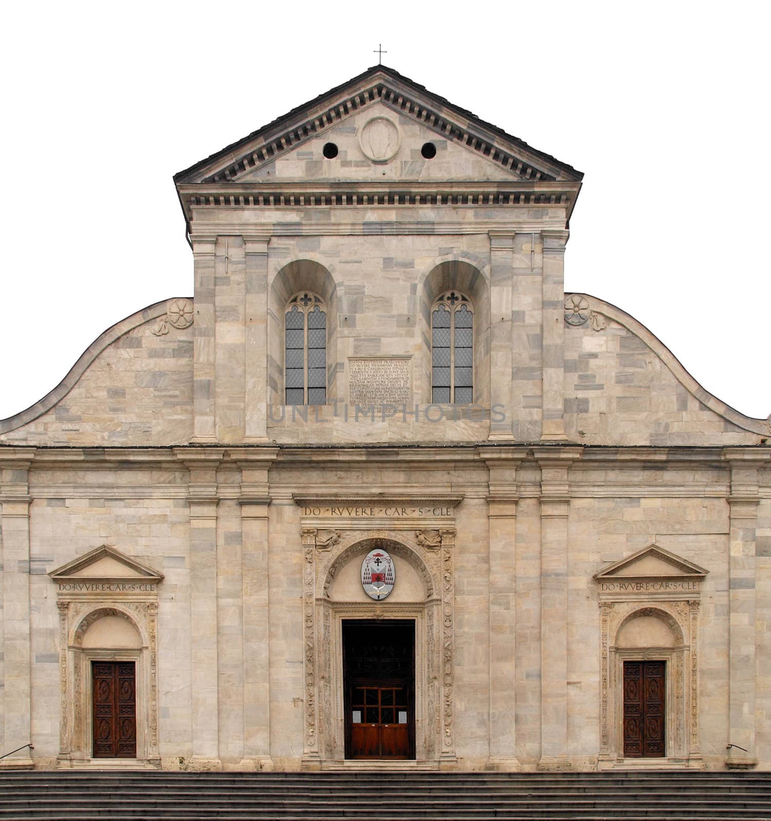 The Turin Cathedral (Duomo di Torino), Italy - rectilinear frontal view