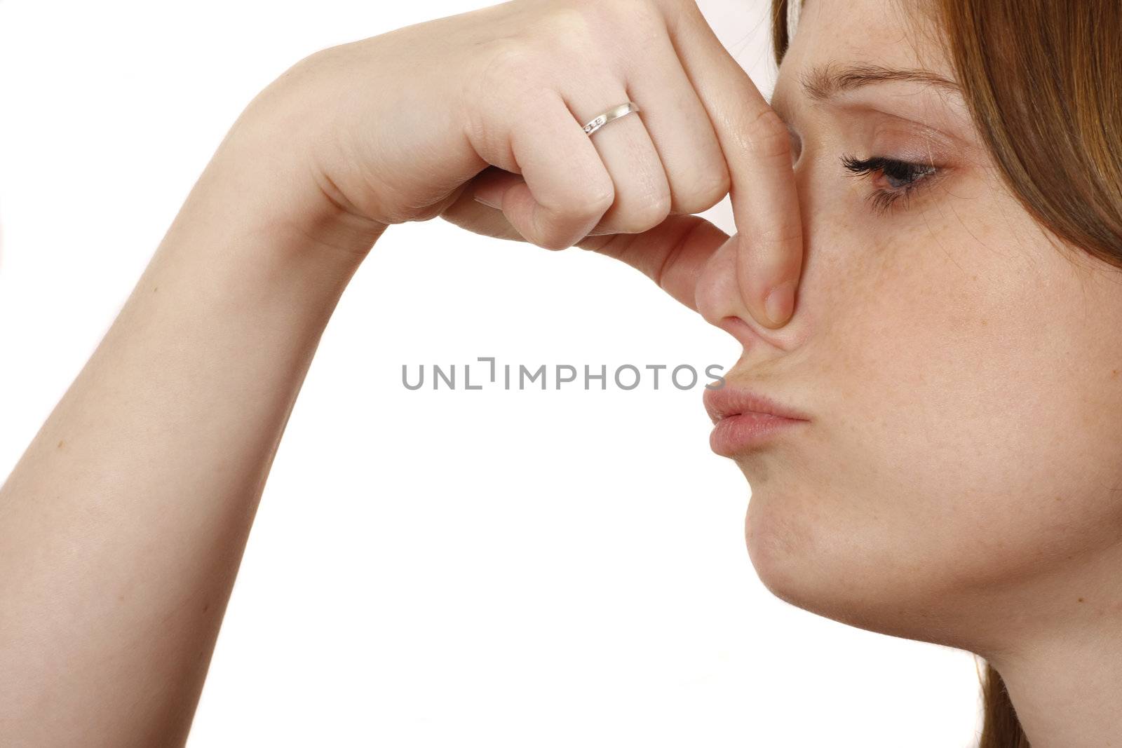 pinching nose by macintox