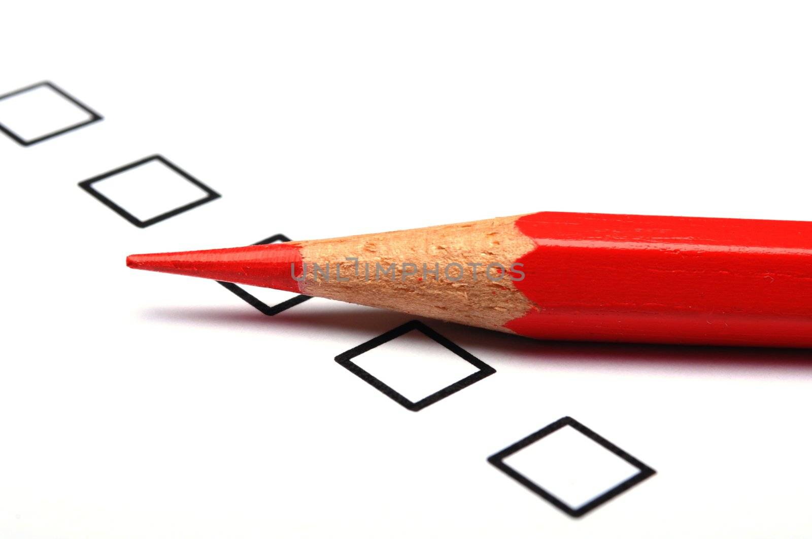 consumer survey with questionnaire checkbox to improve sales