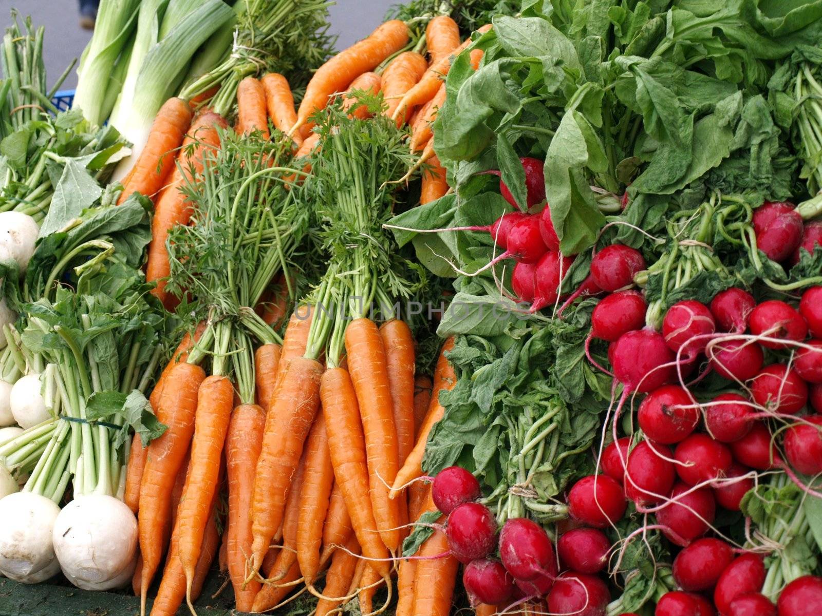 vegetables on market