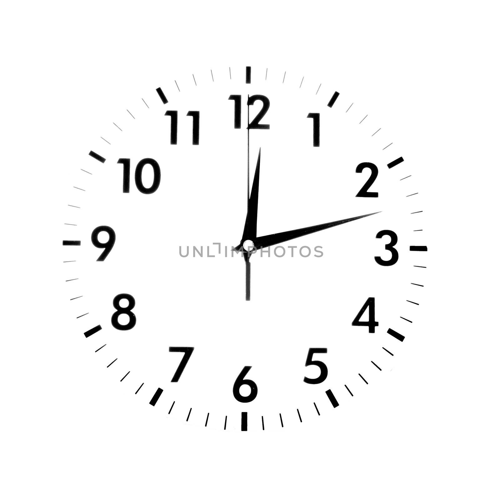 time concept with watch or clock on white wall