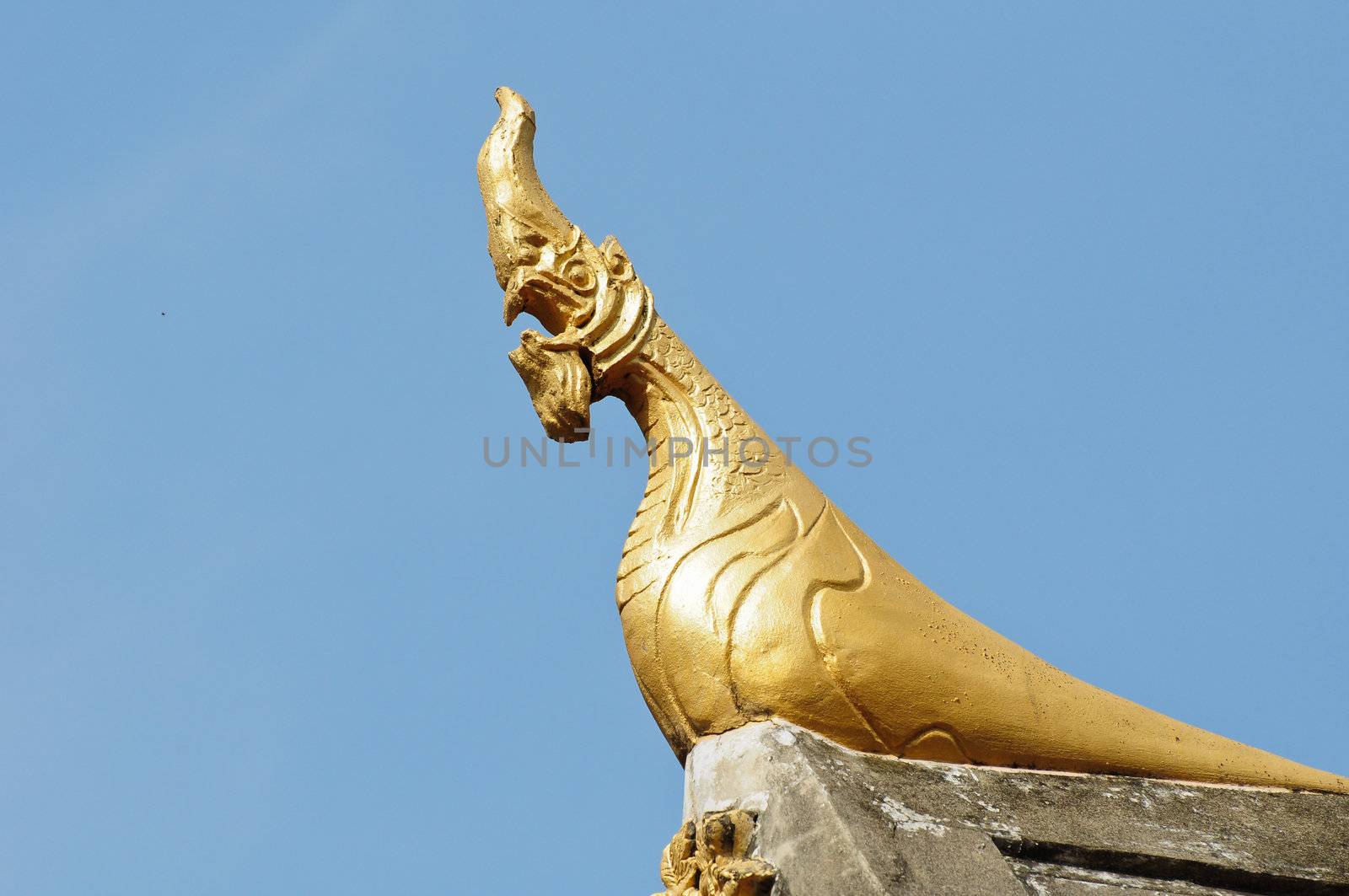 Naga Sculpture,Thai style  by samurai