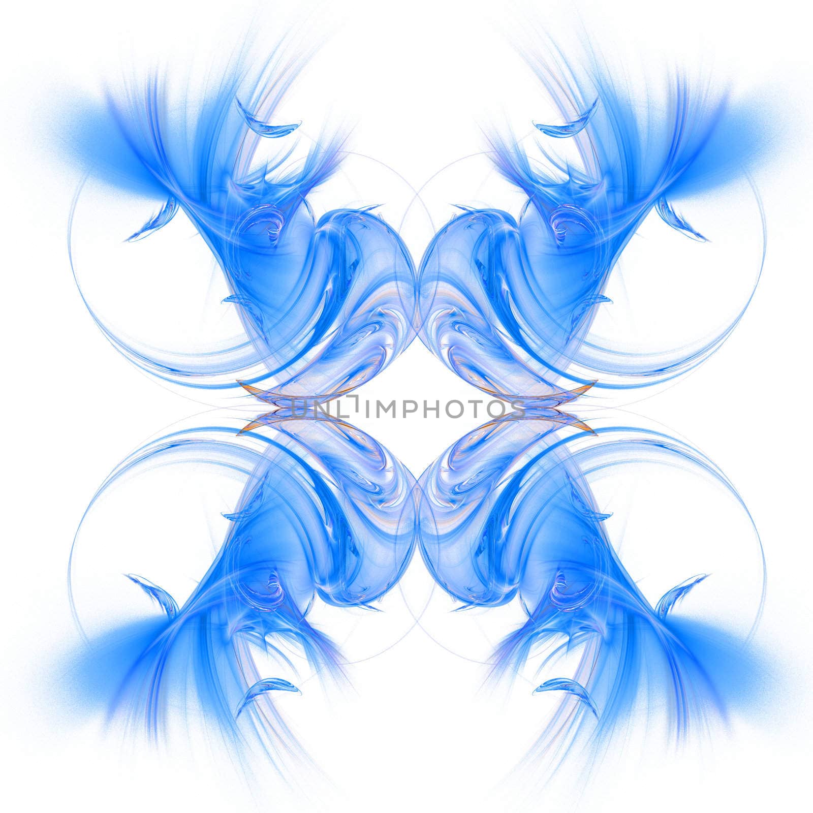 Abstract Symmetrical Fractal Background