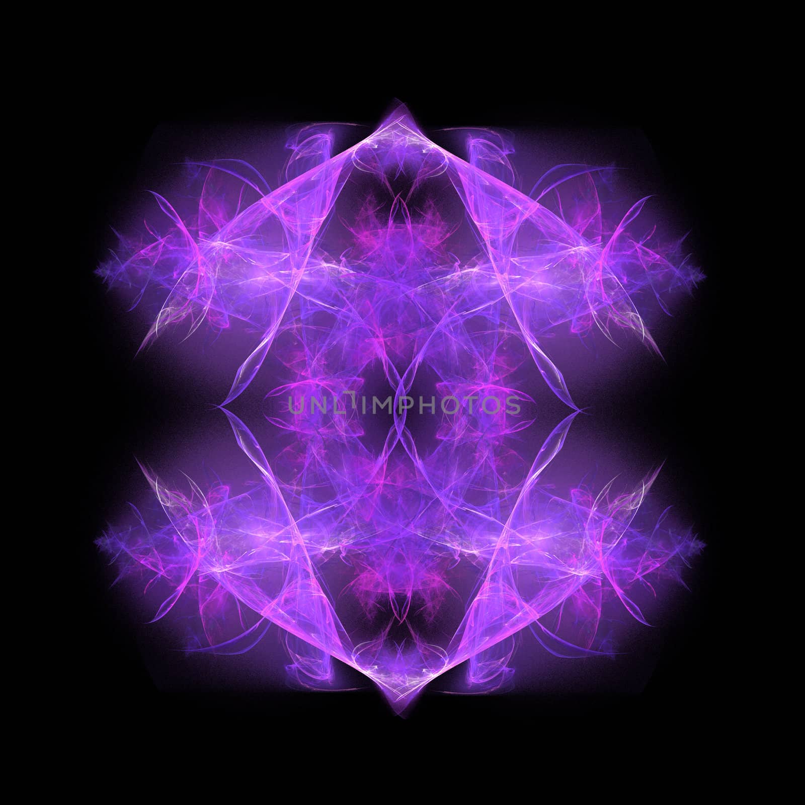 Abstract Symmetrical Fractal Background