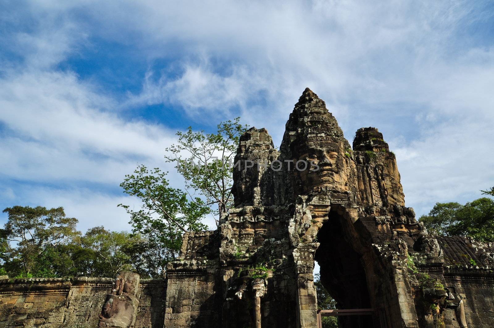 Bayon Temple at Angkor Siem Reap Cambodia
