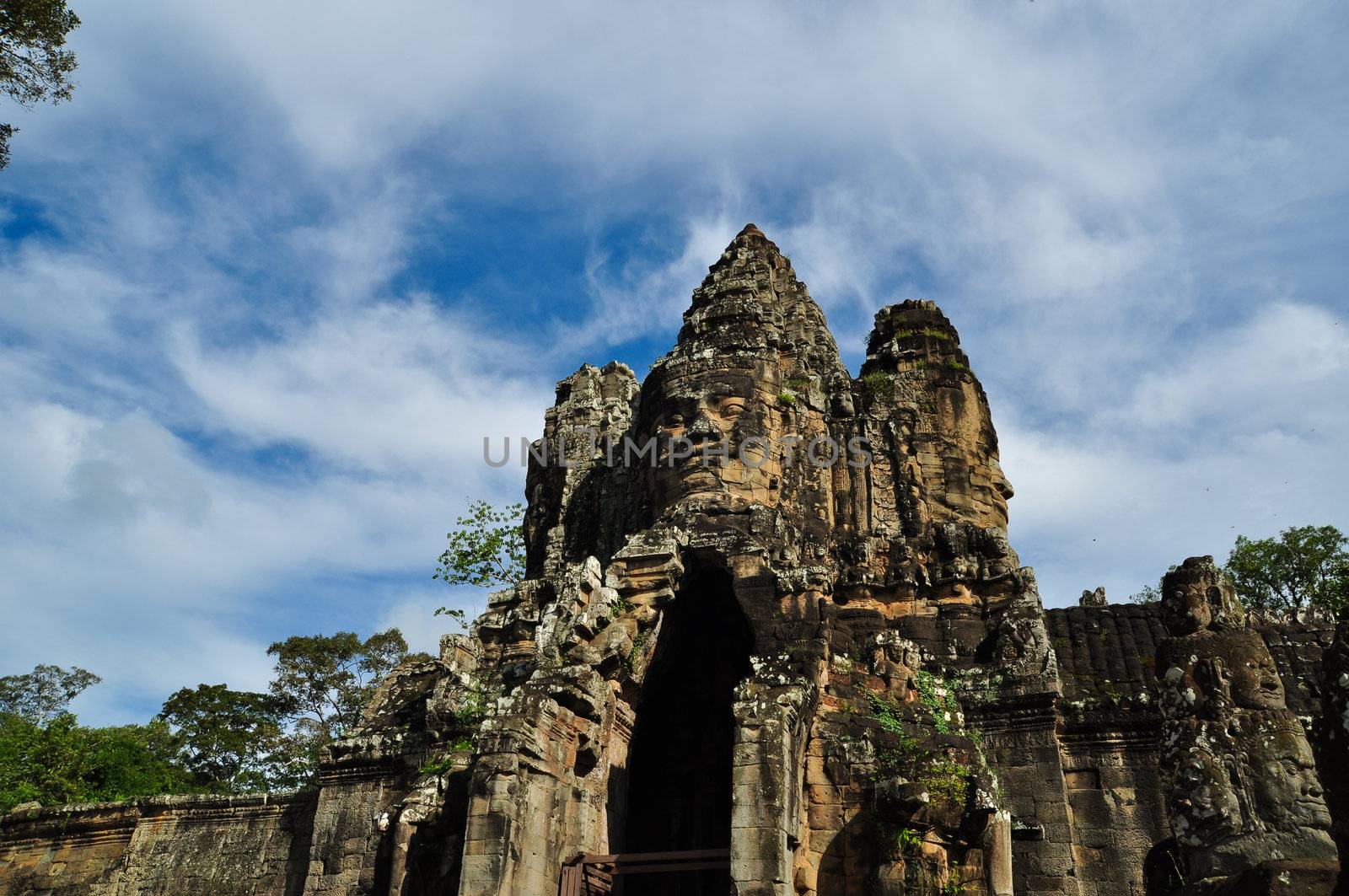 Bayon Temple at Angkor Siem Reap Cambodia