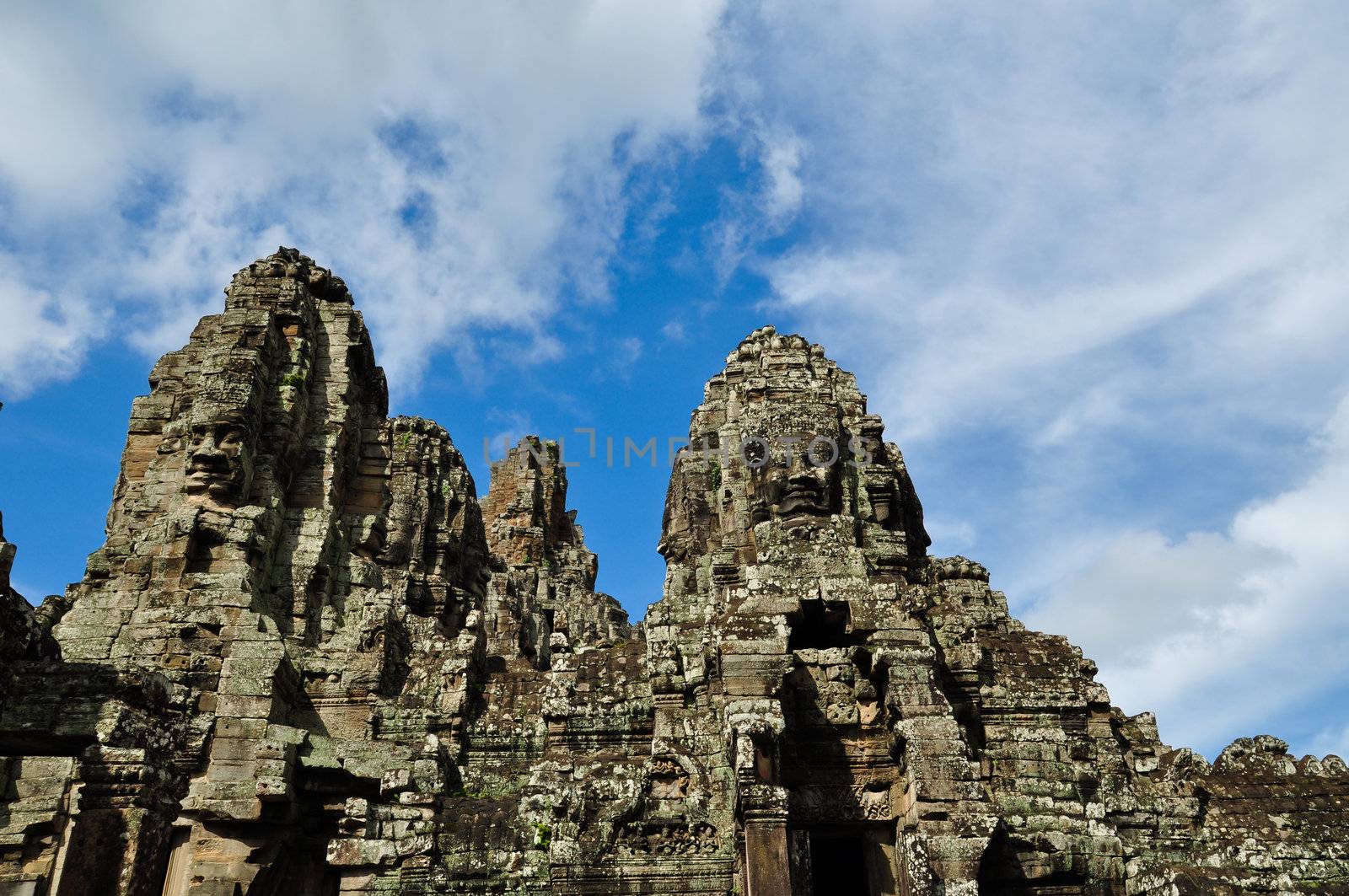 Bayon Temple at Angkor Siem Reap Cambodia