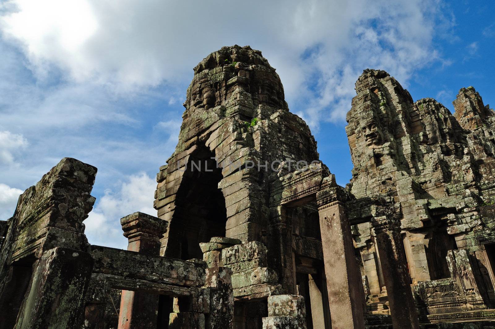 Bayon Temple at Angkor Siem Reap Cambodia